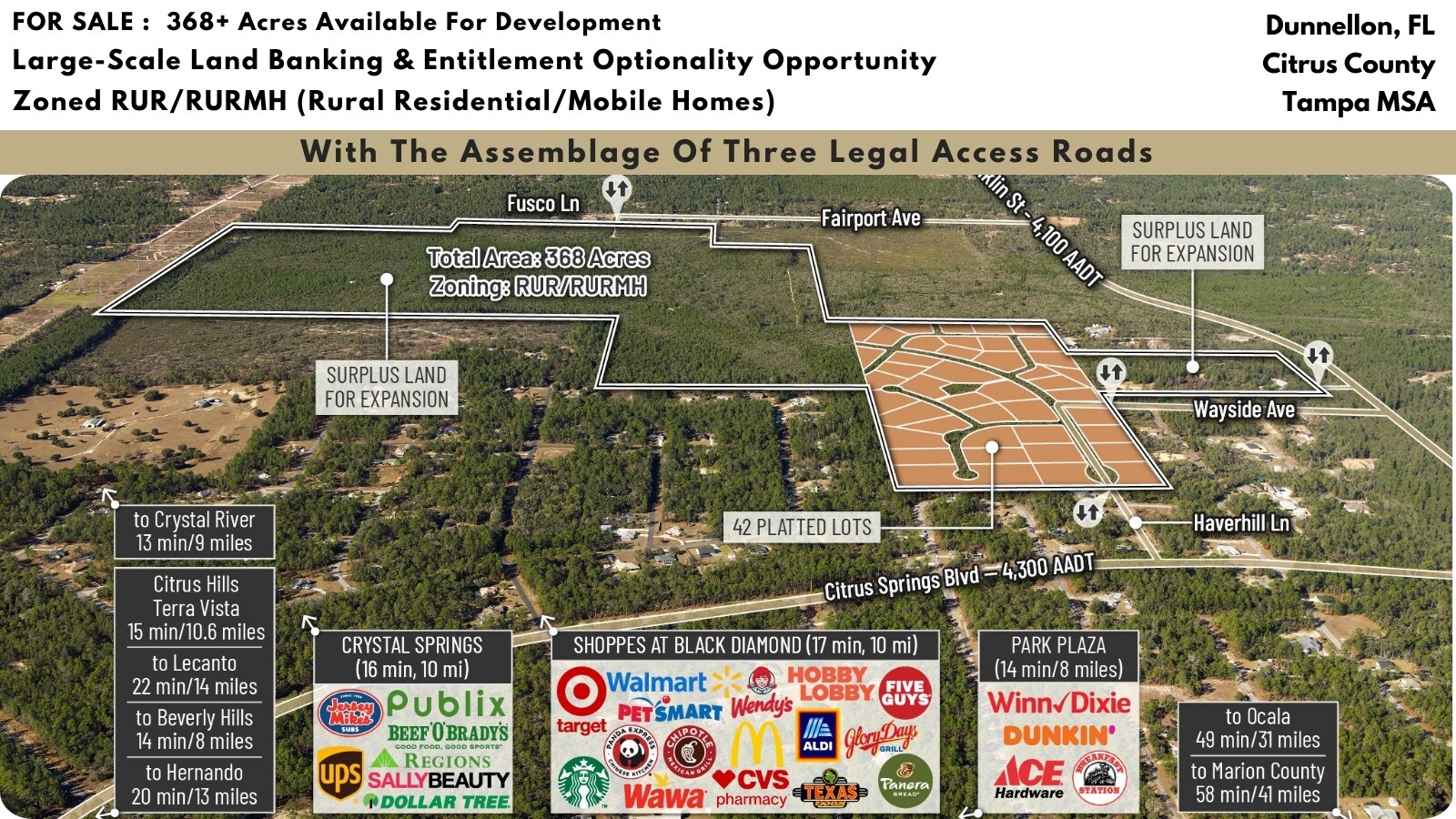 7759 Freemantle Way, Dunnellon, FL à vendre Photo principale– Image 1 sur 12