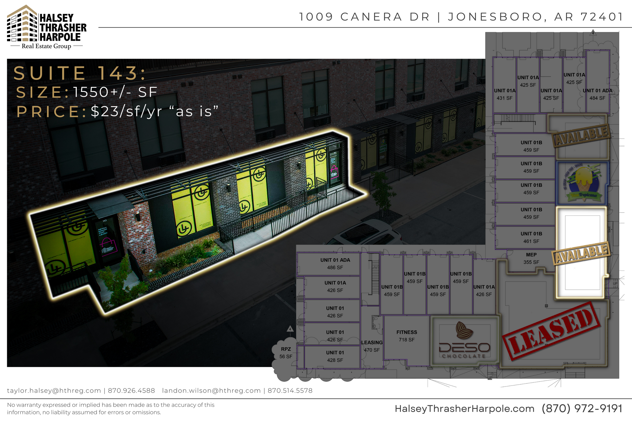 1009 Canera Dr, Jonesboro, AR à louer Plan d’étage– Image 1 sur 1