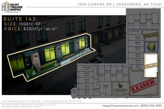 1009 Canera Dr, Jonesboro, AR à louer Plan d’étage– Image 1 sur 1