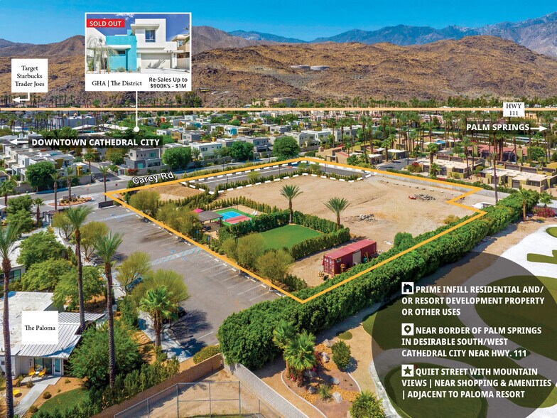 00 Carey Road, Cathedral City, CA à vendre - Aérien – Image 3 sur 6