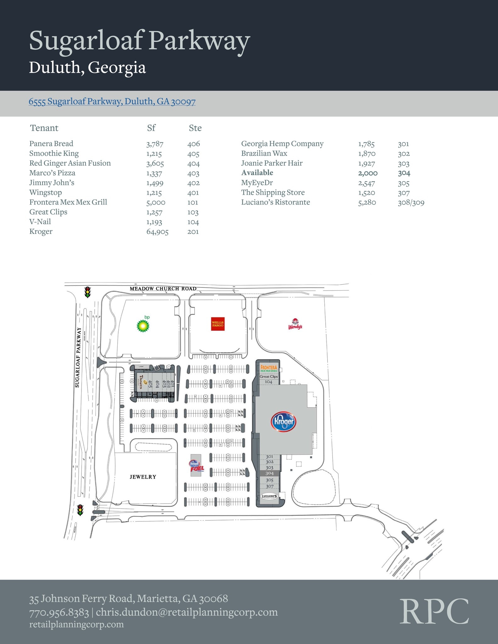 6555 Sugarloaf Pkwy, Duluth, GA à louer Plan de site– Image 1 sur 1