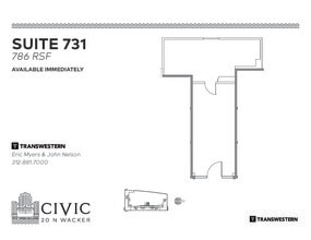 20 N Wacker Dr, Chicago, IL à louer Plan d’étage– Image 1 sur 1