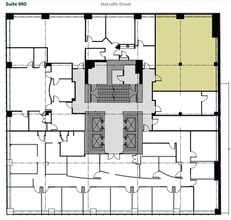 2055 Rue Peel, Montréal, QC à louer Plan d’étage– Image 1 sur 1