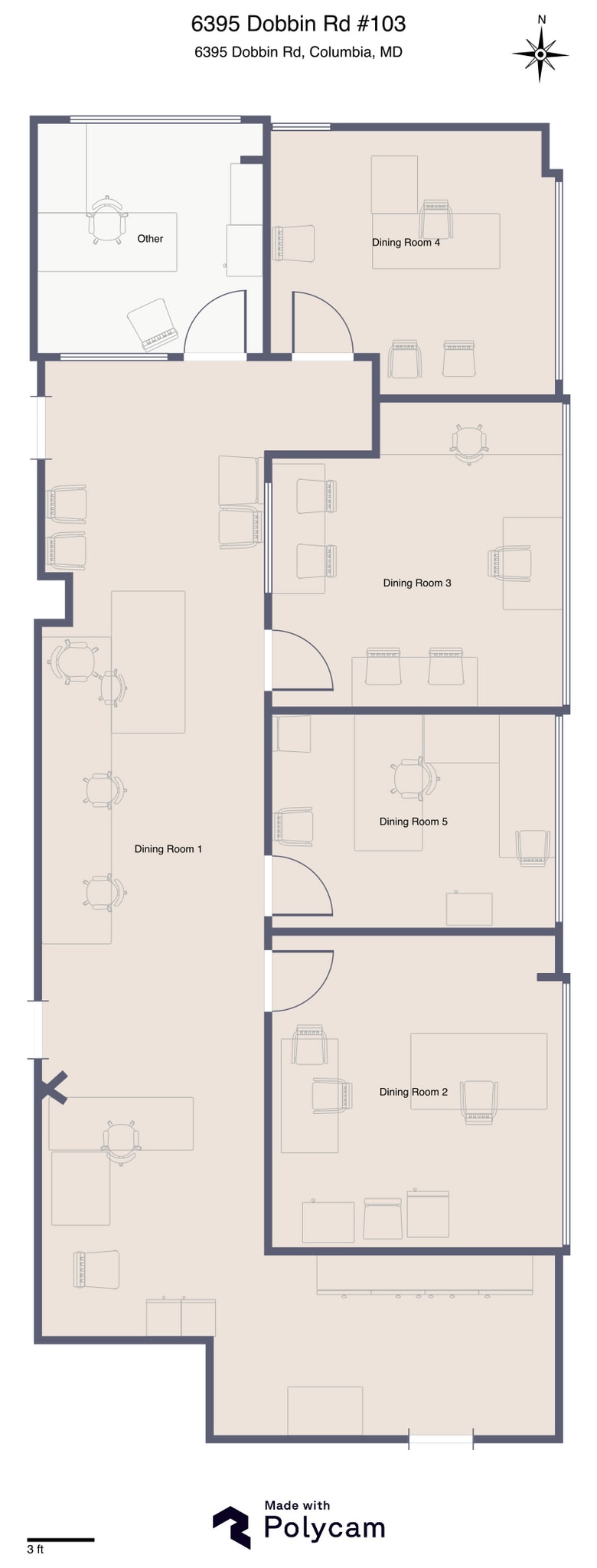 6395 Dobbin Rd, Columbia, MD à louer Plan d’étage– Image 1 sur 1