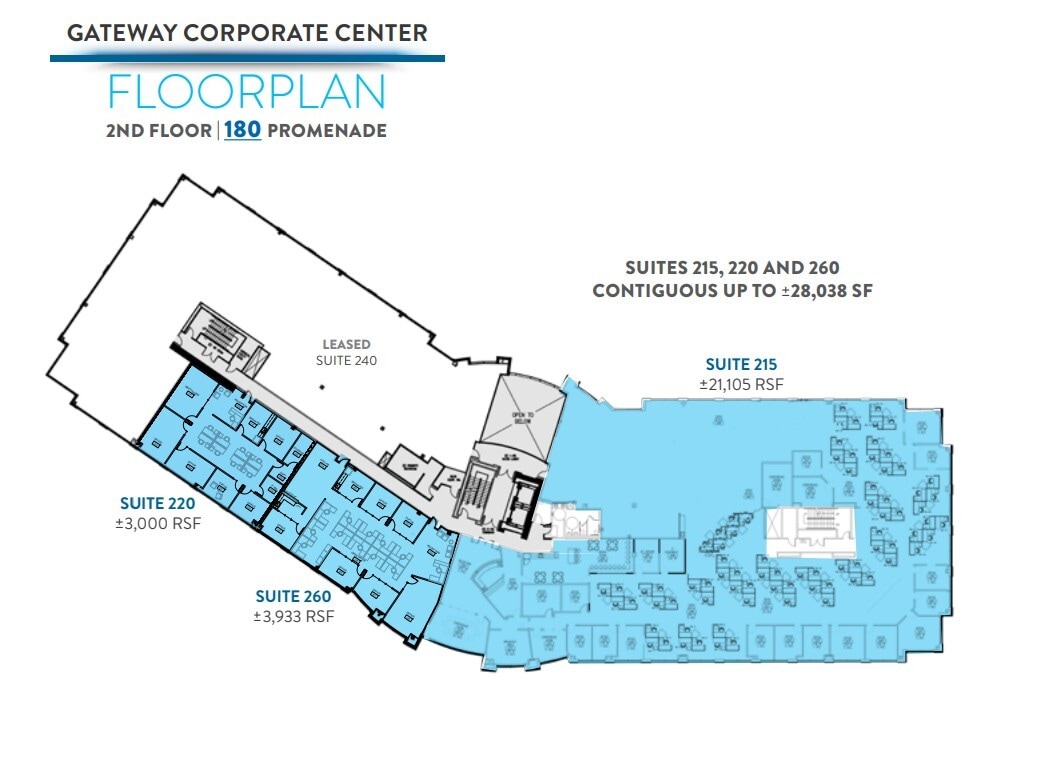 180 Promenade Cir, Sacramento, CA à louer Plan d’étage– Image 1 sur 1