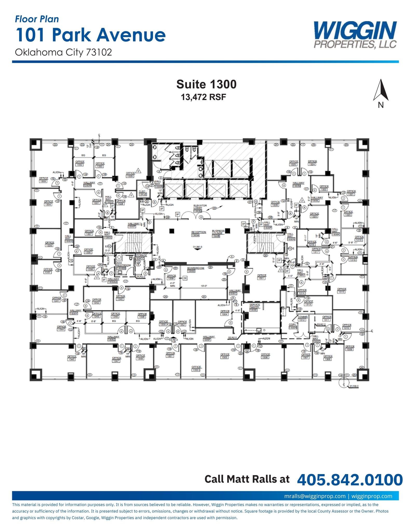 101 Park Ave, Oklahoma City, OK à louer Plan de site– Image 1 sur 1