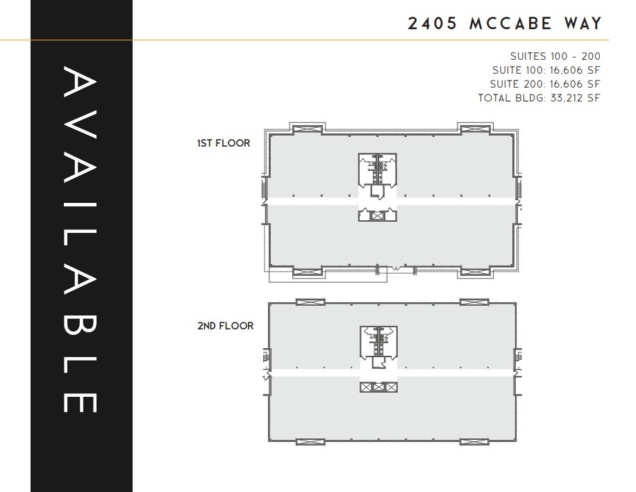 2445 McCabe Way, Irvine, CA à louer Plan d’étage– Image 1 sur 1