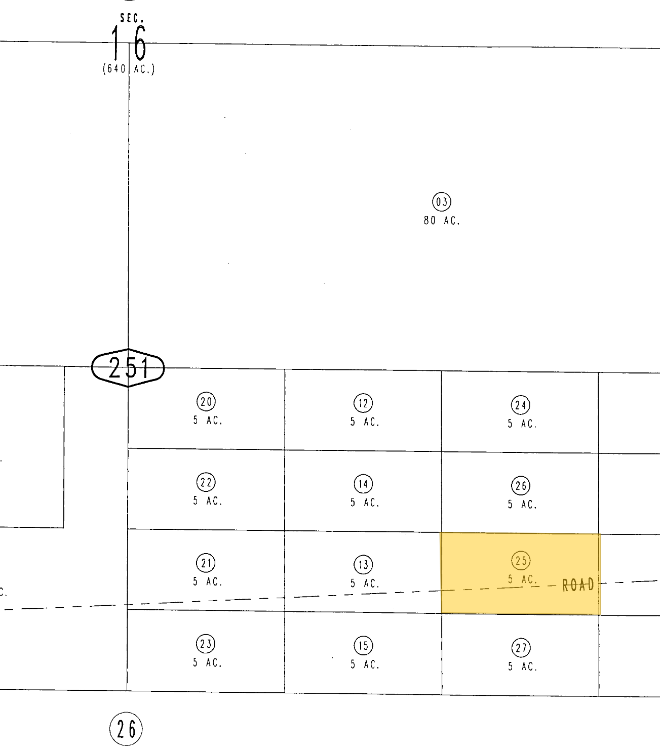 Good Chap Rd, Hinkley, CA à vendre Plan cadastral– Image 1 sur 2