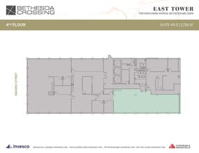 7315 Wisconsin Ave, Bethesda, MD à louer Plan d’étage– Image 1 sur 1