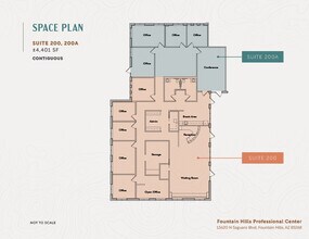 13620 N Saguaro Blvd, Fountain Hills, AZ à louer Plan d’étage– Image 2 sur 2