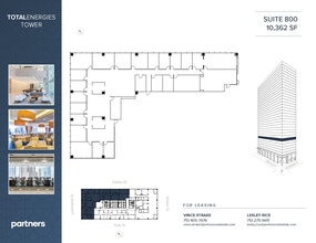 1201 Louisiana St, Houston, TX à louer Plan d’étage– Image 2 sur 2