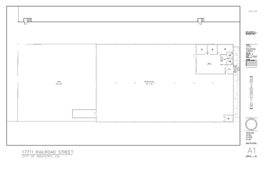 17711 E Railroad St, City Of Industry, CA à louer - Plan de site – Image 1 sur 23