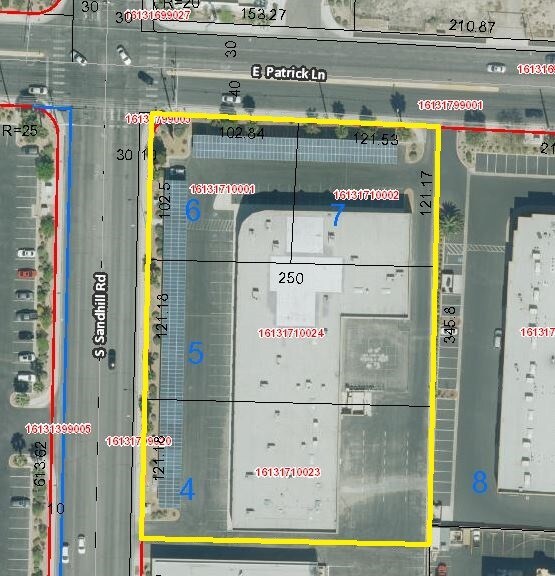 6126 S Sandhill Rd, Las Vegas, NV à louer - Aérien – Image 3 sur 6