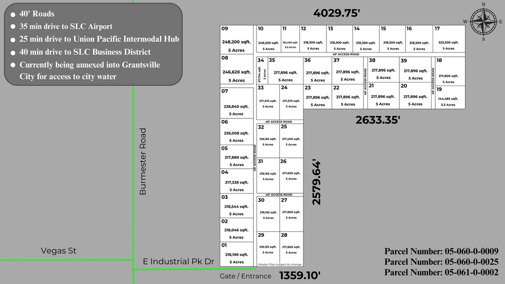 900 Industrial Drive park, Grantsville, UT à vendre - Plan de site – Image 1 sur 3