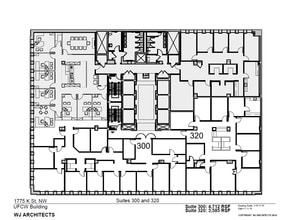 1775 K St NW, Washington, DC à louer Plan d’étage– Image 1 sur 1