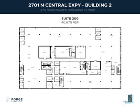 2703 N Central Expy, Richardson, TX à louer Plan d’étage– Image 2 sur 2