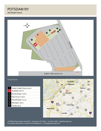 Plus de détails pour 200 Market St, Potsdam, NY - Local commercial à louer