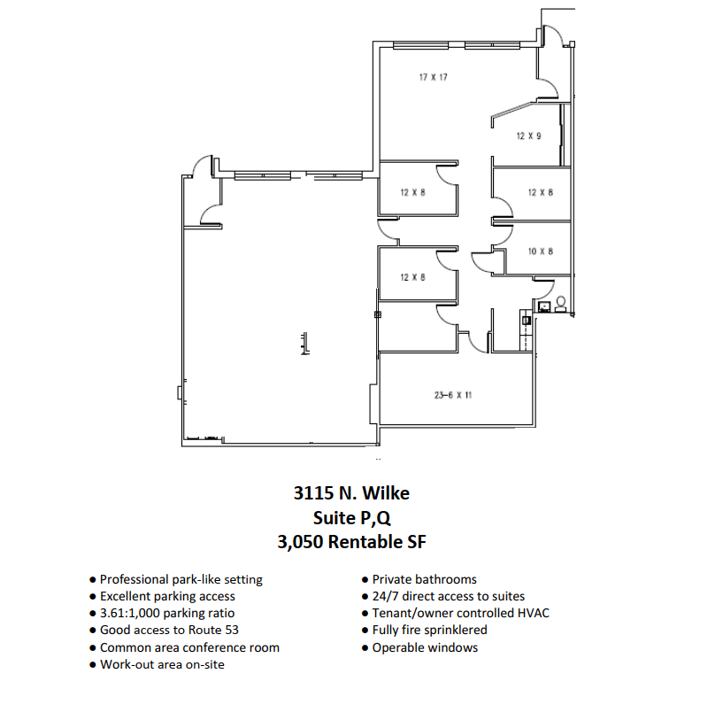 3115 N Wilke Rd, Arlington Heights, IL à louer Photo de l’immeuble– Image 1 sur 20