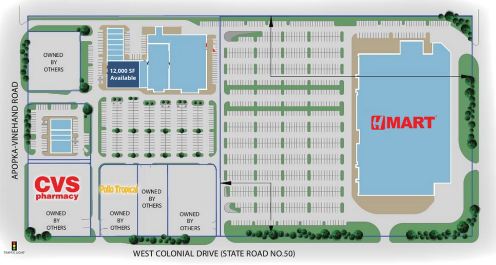 7501-7649 W Colonial Dr, Orlando, FL à louer - Plan de site – Image 2 sur 23