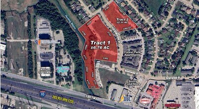 Autumnwood Drive, Houston, TX - Vue aérienne  vue de carte