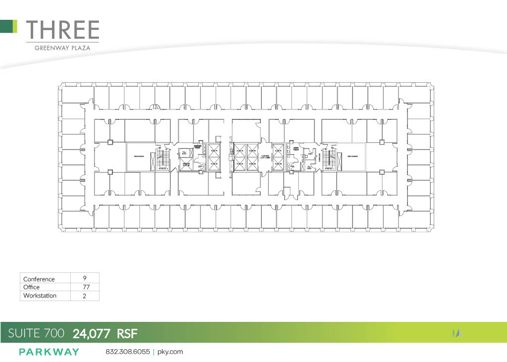 3 Greenway Plz, Houston, TX à louer Plan d’étage– Image 1 sur 1