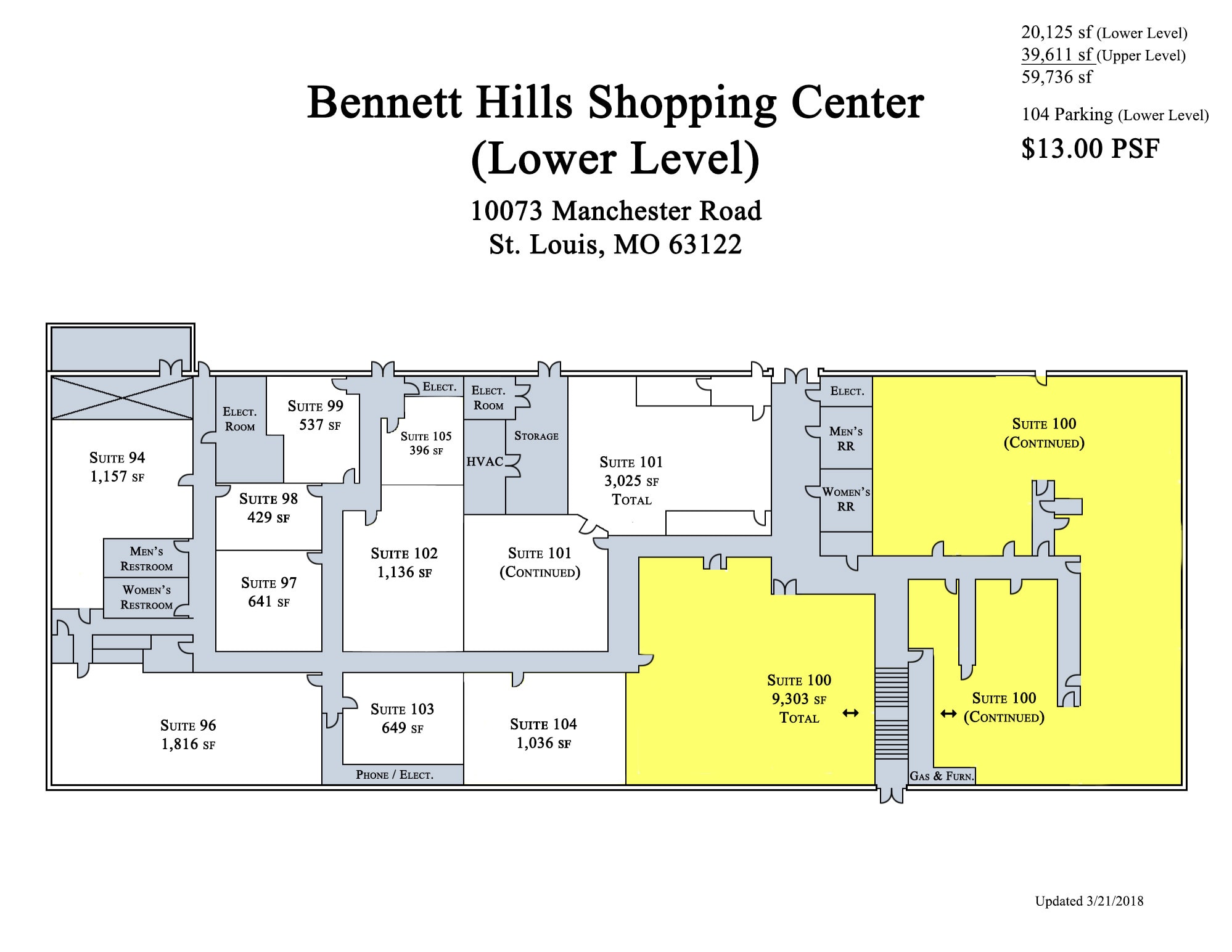 10037-10091 Manchester Rd, Warson Woods, MO à louer Photo intérieure– Image 1 sur 1