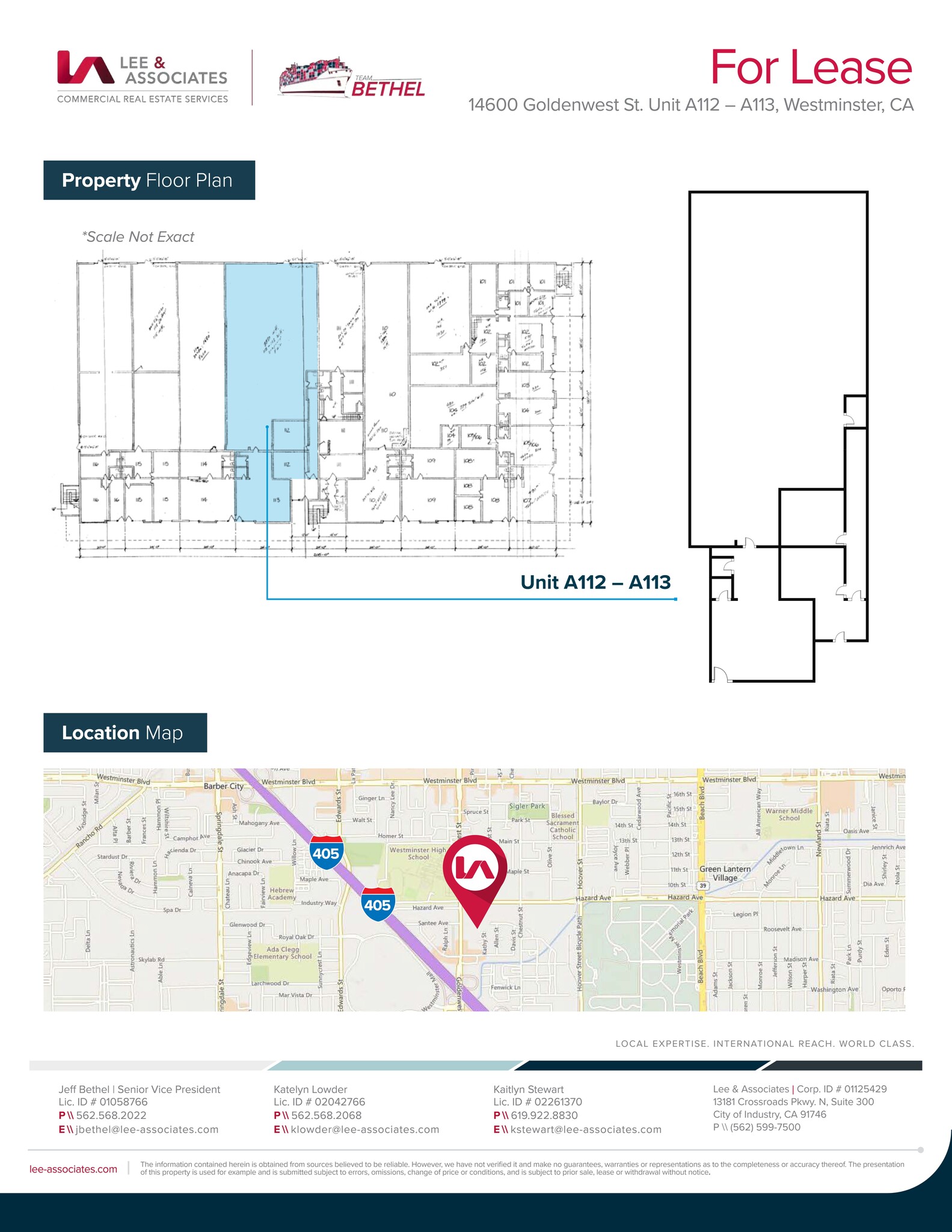 14600 Goldenwest St, Westminster, CA à louer Plan de site– Image 1 sur 1