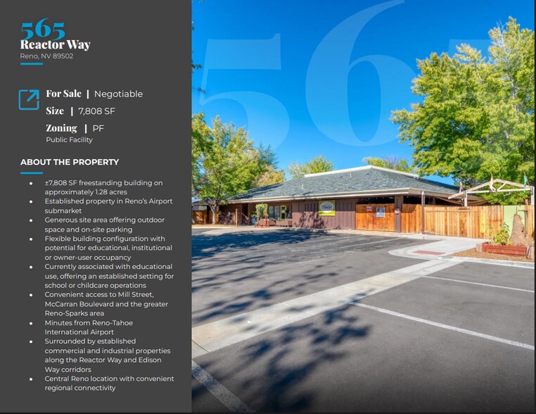 565 Reactor Way, Reno, NV à vendre - Photo de l’immeuble – Image 2 sur 2