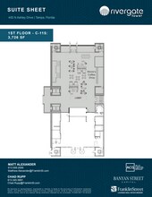 400 N Ashley Dr, Tampa, FL à louer Plan d’étage– Image 1 sur 1