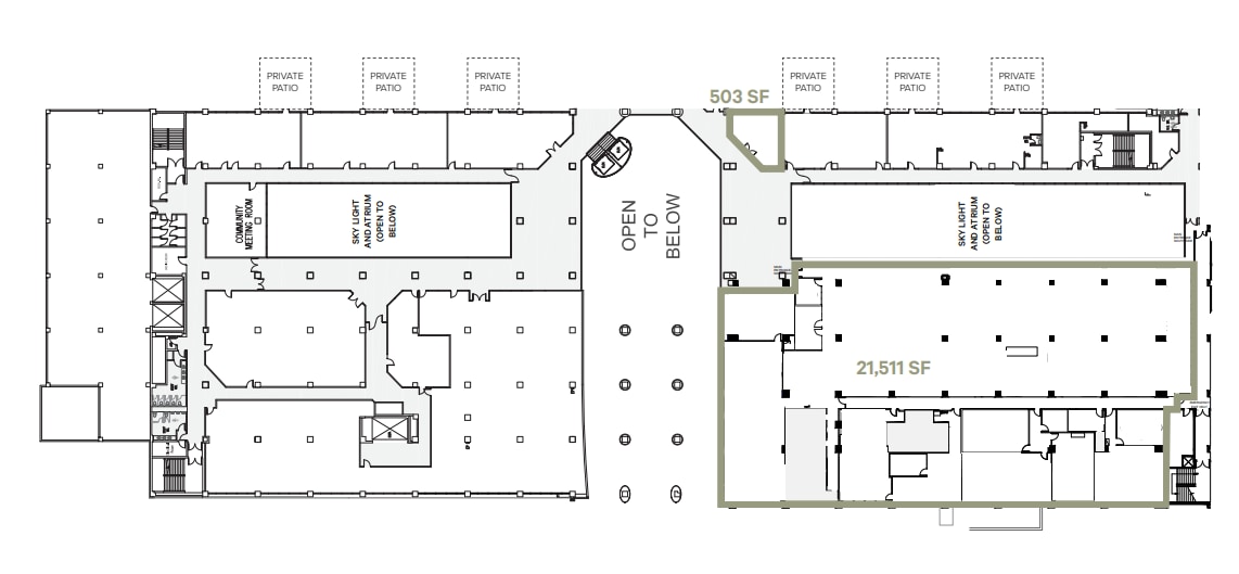 4700-4820 Kingsway, Burnaby, BC à louer Plan d’étage– Image 1 sur 1