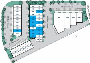 494 W Calle Primera, San Diego, CA à louer Plan de site– Image 1 sur 1