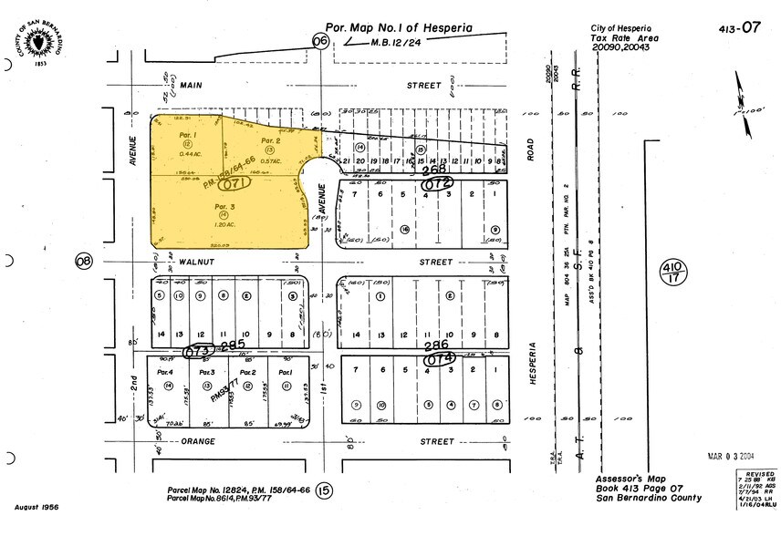 16455 Main St, Hesperia, CA à louer - Plan cadastral – Image 2 sur 5