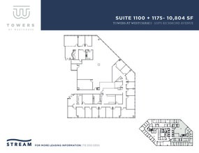 10370 Richmond Ave, Houston, TX à louer Plan d’étage– Image 2 sur 2