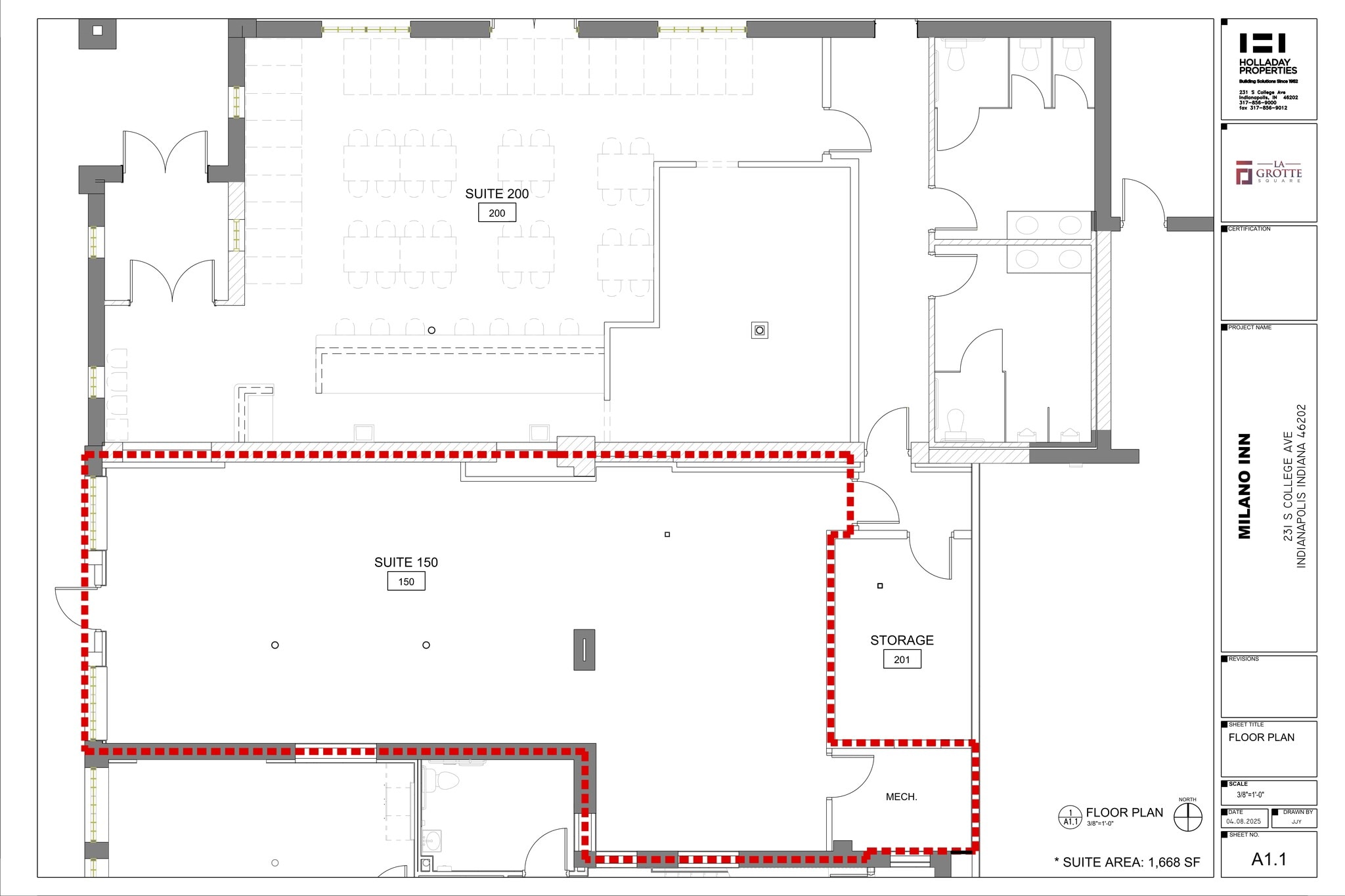 231 S College Ave, Indianapolis, IN à louer Plan de site– Image 1 sur 1