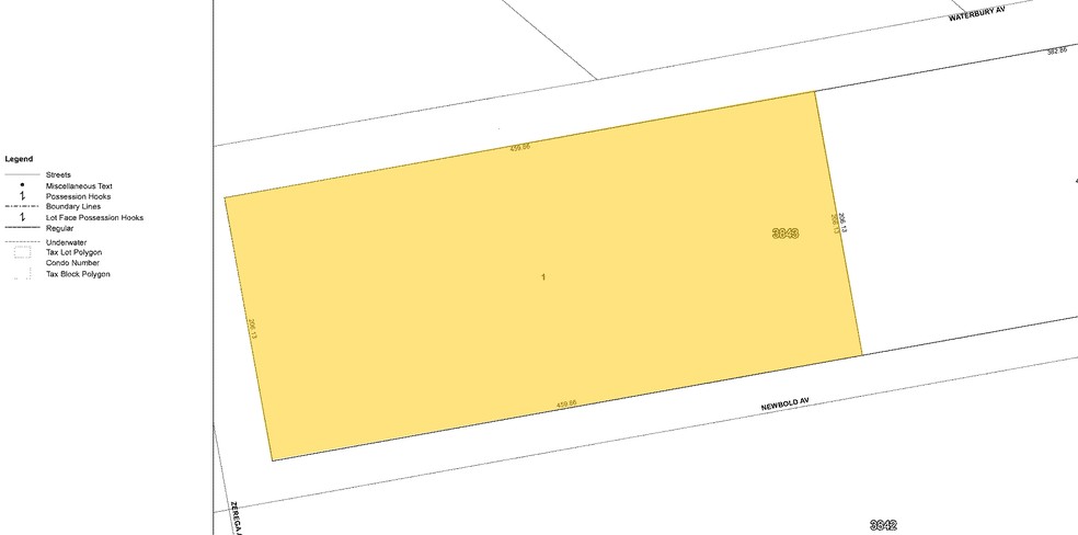 1260 Zerega Ave, Bronx, NY à louer - Plan cadastral – Image 2 sur 5