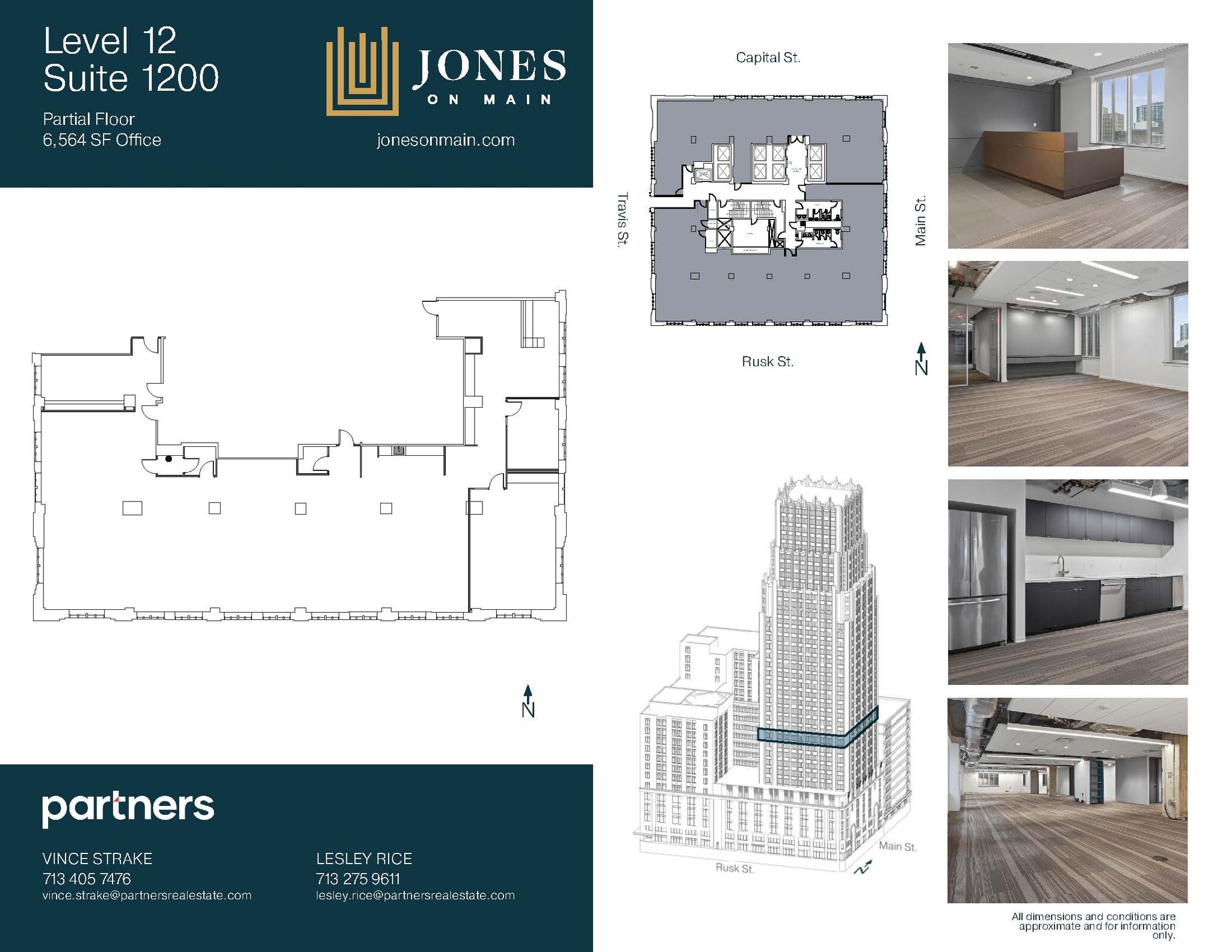 712 Main St, Houston, TX à louer Plan d’étage– Image 1 sur 12