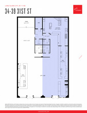 34-39 31st St, Long Island City, NY à louer Plan d’étage– Image 1 sur 4