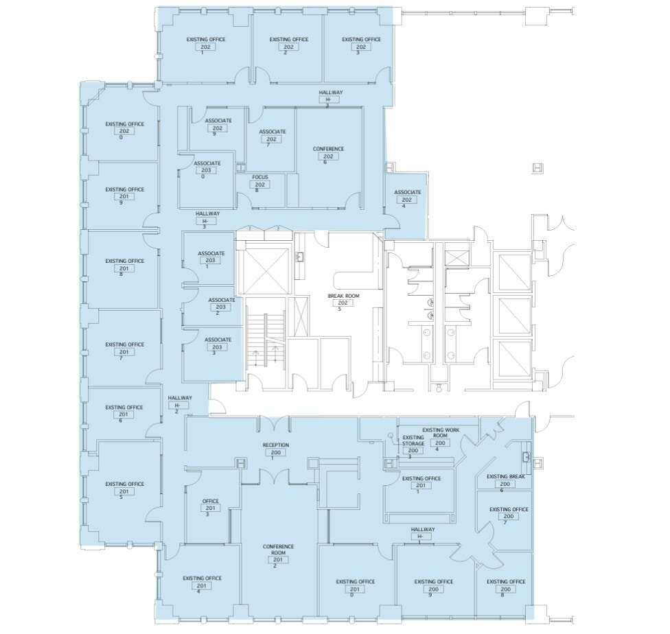 980 9th St, Sacramento, CA à louer Plan d’étage– Image 1 sur 1