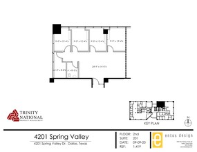 4201 Spring Valley Rd, Dallas, TX à louer Plan de site– Image 1 sur 1