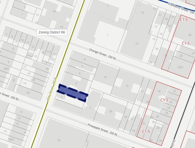 93 Hicks St, Brooklyn, NY à vendre - Plan cadastral – Image 3 sur 16