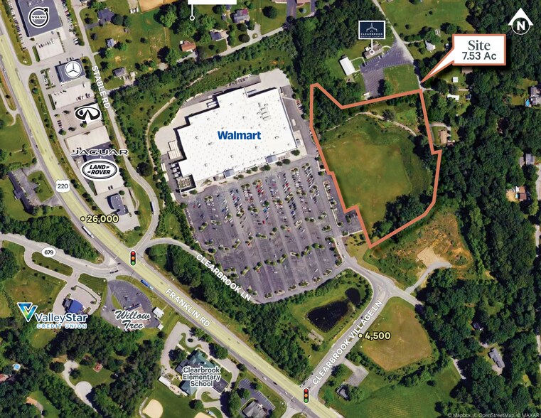 5350 Clearbrook Ln, Roanoke, VA à vendre - Aérien – Image 2 sur 2