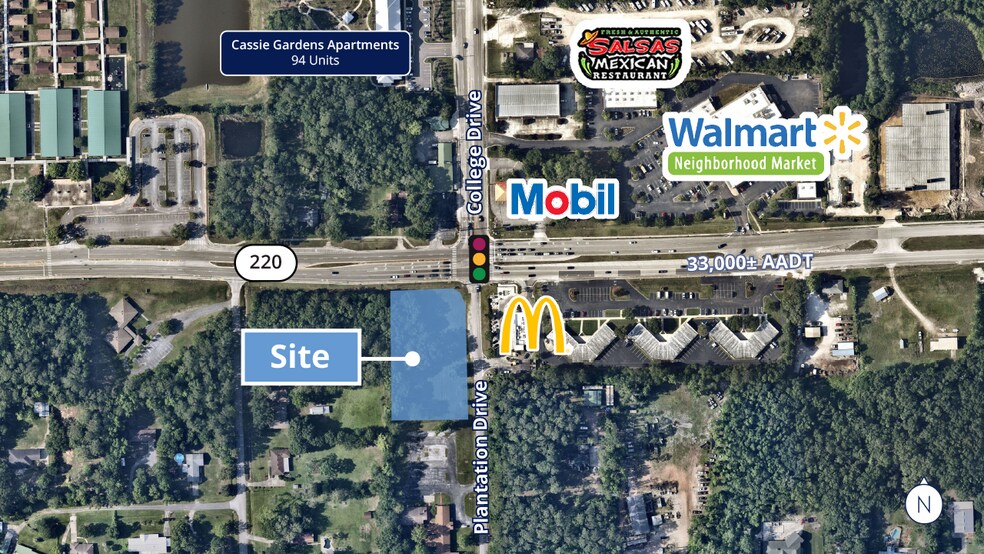 SWC CR-220 and Plantation Dr., Middleburg, FL à vendre - Photo de l’immeuble – Image 2 sur 4