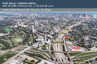 Plus de détails pour 2415 & 2417 Riverside Land – Terrain à vendre, Houston, TX