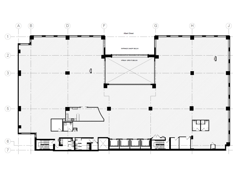 250 Albert St, Ottawa, ON à louer Plan d’étage– Image 1 sur 1
