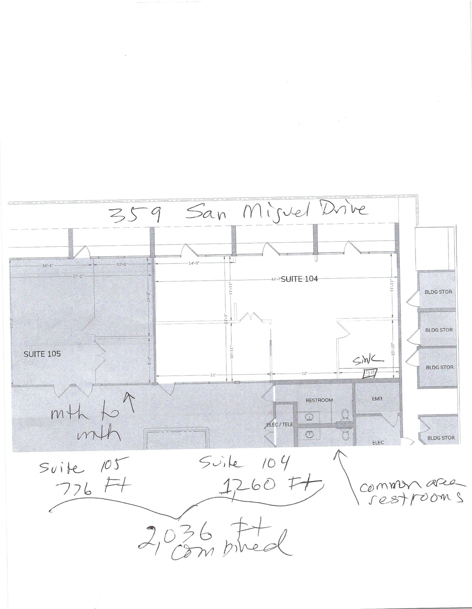 359 San Miguel Dr, Newport Beach, CA à louer Plan de site– Image 1 sur 1