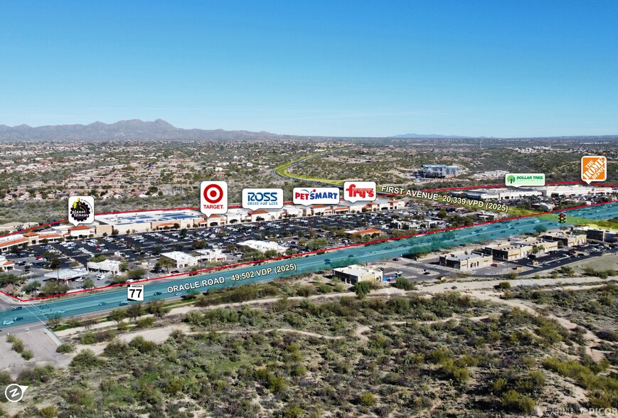 10775-10885 N Oracle Rd, Tucson, AZ à louer - Photo de l’immeuble – Image 1 sur 4