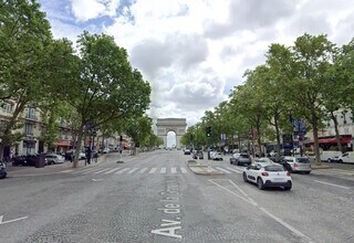 Paris - Vue aérienne  vue de carte