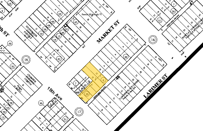 1520 Market St, Denver, CO à louer - Plan cadastral – Image 3 sur 5