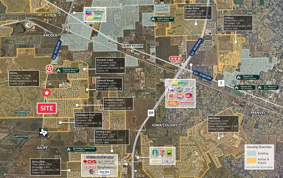 NEC of Caldwell Ranch Blvd & F.M. 521, Arcola, TX à vendre - Photo de l’immeuble – Image 2 sur 3