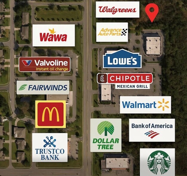 1544 Sunrise Plaza dr, Clermont, FL à louer - Aérien – Image 3 sur 3